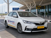 Chauffeur driven cab for airport pickup and drop service at Raja Bhoj Airport Bhopal