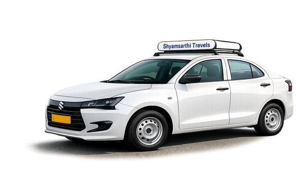 Swift Dzire sedan taxi available for booking in Bhopal