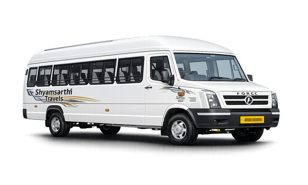 22 and 26 seater tempo traveller available for group booking in Bhopal