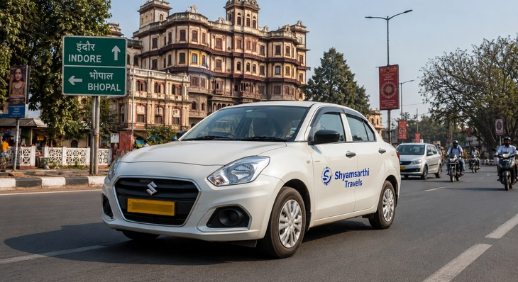 Bhopal to Indore Taxi Service – Fare, Time & Booking Guide