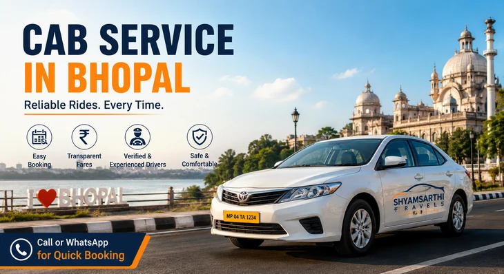 Cab Service in Bhopal: Booking, Fare & Best Options (2026 Guide)