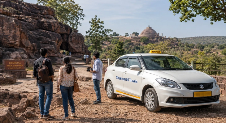 Bhopal to Bhimbetka & Sanchi Heritage Day Trip – Cab Booking Guide
