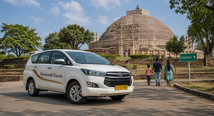 Bhopal to Vidisha & Guna Taxi Service – Sanchi Stupa Cab Guide